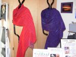 Shawls of perle cotton & rayon chenille